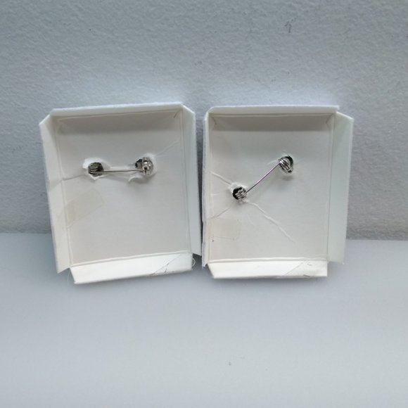 2 VTG JADE MOTHER OR PEARL PINS DRAGONFLY FLOWER - Picture 7 of 8